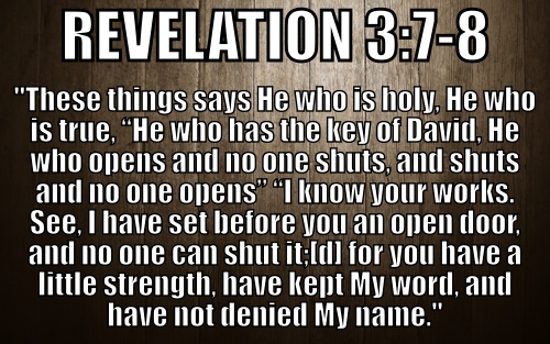 34 | The DOOR that God Opens no man shuts - Rev 3v7-8