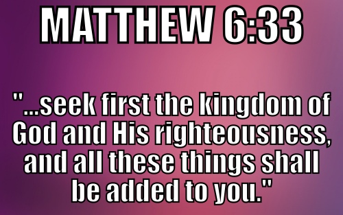 38 | SEEK the KINGDOM WITHIN First - Matt 6v33